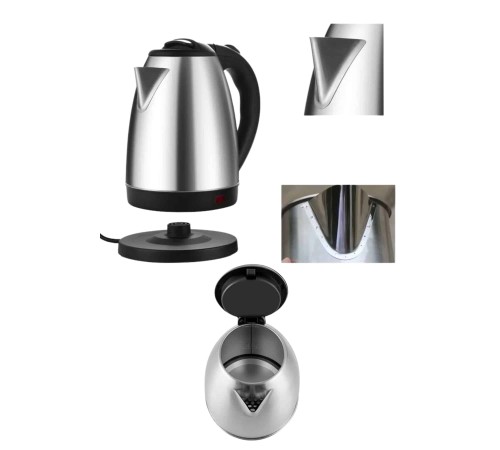 Elektrikli Paslanmaz Çelik Su Isıtcı Çelik Kettle 1.8 Lt. Uzun Ömürlü