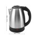 Su Isıtıcı 220 - 240 V Paslanmaz Çelik Kettle Uzun Ömürlü 2000 Watt