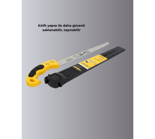 Kılıflı Budama Bahçe Testeresi 270 mm Düz Bıçaklı