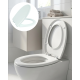 Universal Klozet Kapağı Kolay Montaj Kaydırmaz Alt Ped Dayanıklı Banyo Aksesuarı