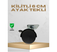 Sehpa ve Masa İçin 6 cm Kilitli Ayak