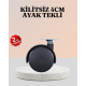4 cm Kilitsiz Mobilya Ayağı Tekli Kolay Dönen Masa ve Sehpa Ayağı