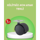 4 cm Kilitsiz Mobilya Ayağı Tekli Kolay Dönen Masa ve Sehpa Ayağı