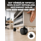 Sehpa ve Ekipmanlar İçin 4 cm Kilitsiz Ayak Tekli