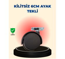 Masa ve Sehpa İçin 6 cm Kilitsiz Ayak Tekli