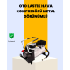 Araç Çakmak Girişli Metal Hava Kompresörü 10A Güçlü Motor