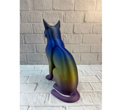 Koyu Rainbow Kedi Biblo Modern Salon ve Raf Dekoru