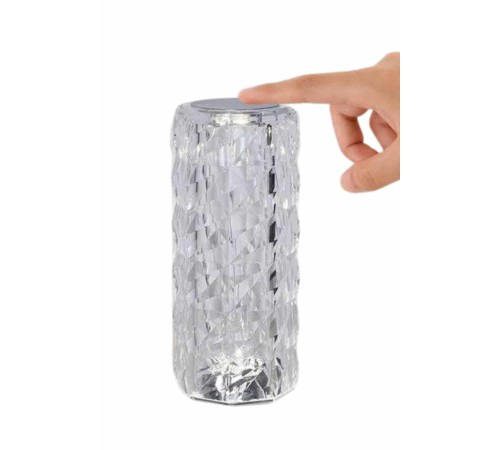 Yeni Nesil Modern Kristal Masa ve Gece Lambası Dokunmatik Renk Değiştirebilen
