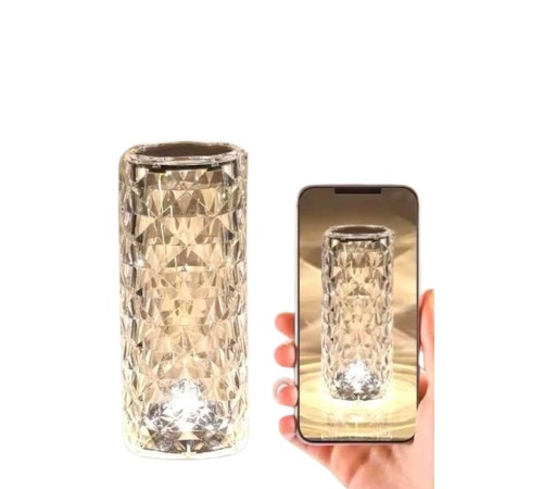 Yeni Nesil Modern Kristal Masa ve Gece Lambası Dokunmatik Renk Değiştirebilen