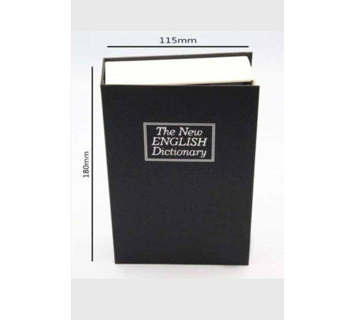 Kilitli Gizli Kasa Sözlük Kumbara Kitap Sözlük Görünümlü 18cm