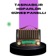 Güneş Enerjili Taşınabilir Radyo ve Bluetooth Hoparlör Çok Fonksiyonlu