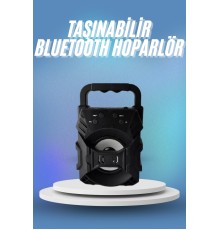 Bluetooth Hoparlör Android ve İOS Uyumlu Ses Bombası USB Girişli Taşınabilir