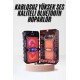 Taşınabilir Kablosuz Bluetooth Hoparlör Uzun Pil Ömrü Led Işıklı