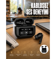2.Nesil Pro Ekranlı Sesli Görüşme Yapabilen Kablosuz Bluetooth Kulaklık Yeni Nesil