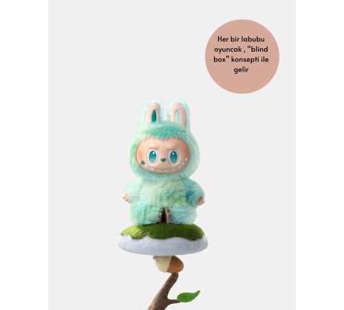 Yumuşak Kumaşlı 20 cm Labubu Peluş – 3 Yaş Üzeri Uygun