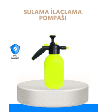 2L Bahçe ve Araç Temizlik Pompası Bakır Uçlu Basınçlı Sprey