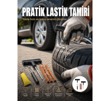 Otomobil Motosiklet Bisiklet İçin Güvenli Lastik Tamir Kiti