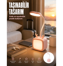 Modern Tasarımlı Şarj Edilebilir LED Gece Lambası