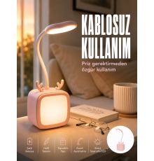 Ayarlanabilir LED Masa Lambası Şarjlı Modern Aydınlatma