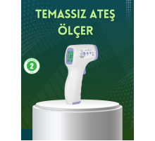 Kızılötesi Temassız Ateş Ölçer LCD Ekranlı Hassas Termometre
