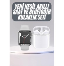 Akıllı Saat Kulaklık Hediyeli Uyku ve Sağlık Takibi Yapabilen Uzun Ömürlü