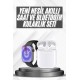 Akıllı Saat Gümüş Kasa Bluetooth Kulaklık Hediyeli Çok Fonksiyonlu İkili Set