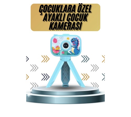 Ayaklı Çocuk Kamerası Tripodlu Mini 1080p Hd Çocuk Kamera
