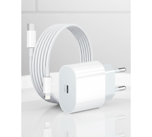 iPhone 12 11 XR XS X 8 Plus 7 20W PD Lightning Hızlı Şarj Adaptörü