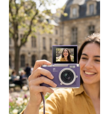 4K Dijital Kamera 48 MP Flip Ekran Vlog ve Fotoğraf Makinesi