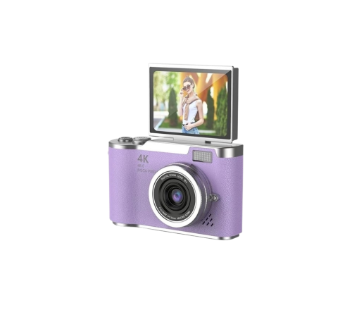 Flip Ekranlı Dijital Kamera 4K Video 48 MP Güzelleştirme Modu