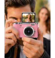 Yeni Nesil Dijital Kamera 48 MP Selfie Vlog Kamera Flip Screen Zoomlu
