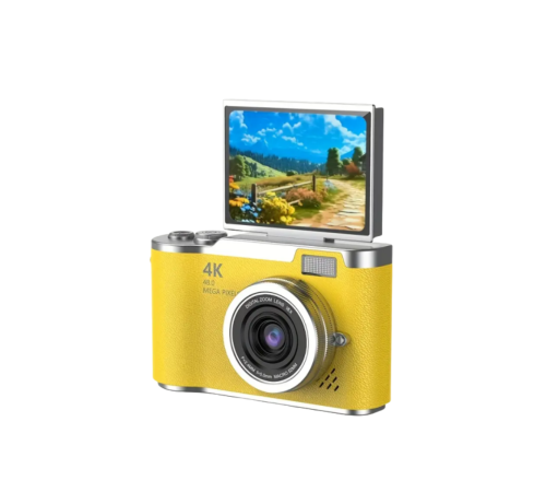 Yeni Nesil Dijital Kamera 48 MP 4K Video Zoomlu Selfie ve Vlog Kamera