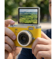 Yeni Nesil Dijital Kamera 48 MP 4K Video Zoomlu Selfie ve Vlog Kamera