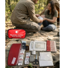 Kompakt İlk Yardım Çantası Temel Medikal Malzemelerle Donatılmış
