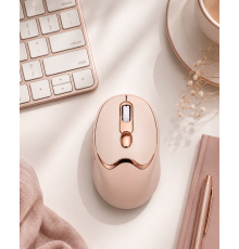 Bluetooth ve 2.4G Destekli Sessiz Kablosuz Mouse Şarjlı Tasarım