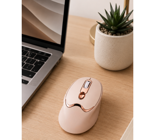 Ofis ve Laptop Kullanımına Uygun Şarjlı Wireless Mouse Sessiz Tuşlu