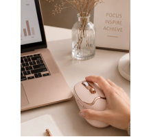 Ergonomik Tasarımlı Kablosuz Mouse Bluetooth ve USB Alıcılı