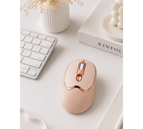 Sessiz Tıklama Özellikli Şarjlı Kablosuz Mouse Çoklu Cihaz Uyumlu
