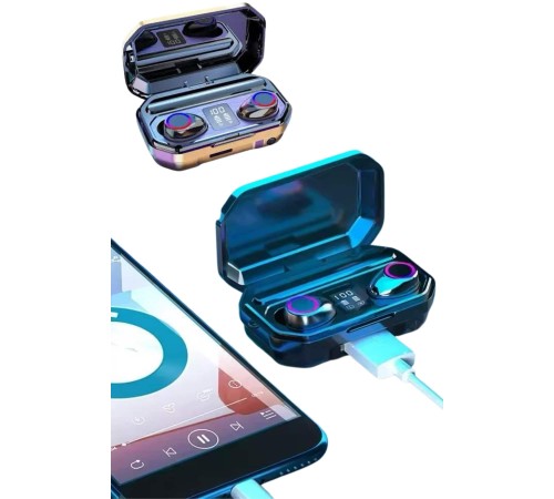 Bluetooth Kulaklık Android ve İOS Uyumlu ANC Özellikli Dijital Şarj Göstergeli