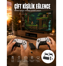 HDMI Girişli Retro Oyun Çubuğu 2 Kişilik Kablosuz Yeni Nesil