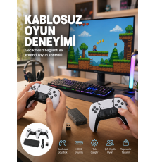 20600 Oyunlu Retro Oyun Konsolu Kablosuz Joystick Yeni Nesil