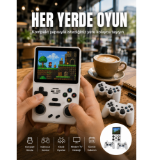Geniş Ekranlı Taşınabilir Retro Oyun Konsolu Yeni Nesil