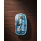 Bluetooth 5.2 ve 2.4G USB Kablosuz Mouse Pilli Mavi Tasarım