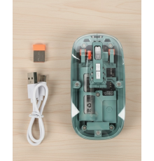 Şeffaf Tasarımlı Bluetooth Kablosuz Mouse Pilli Kullanım