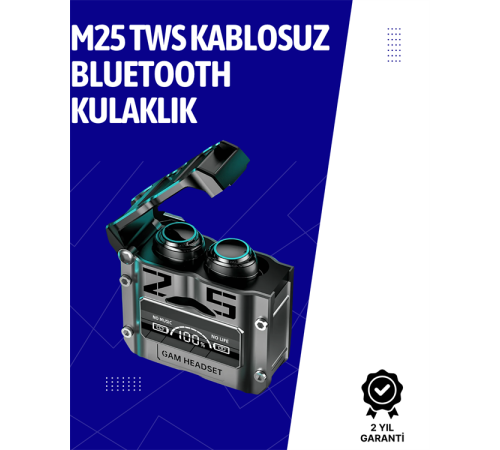 Bluetooth 5.3 Kablosuz Kulaklık | Powerbank Şarj Kutulu | Ultra HD Ses Kalitesi