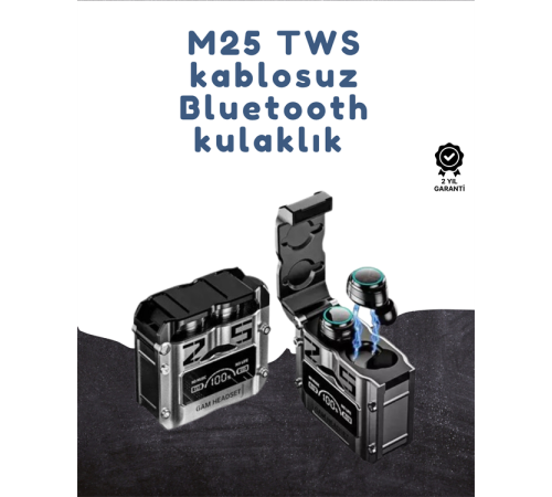 Bluetooth 5.3 Kablosuz Kulaklık | Powerbank Şarj Kutulu | Ultra HD Ses Kalitesi