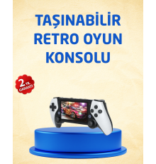 3D Ekranlı Mini Oyun Konsolu + Multimedya