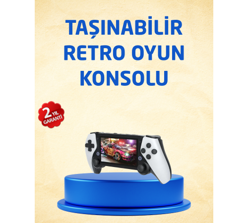 3D Ekranlı Mini Oyun Konsolu + Multimedya