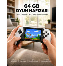 Şarjlı, Hafıza Kart Destekli Oyun Konsolu Yeni Nesil