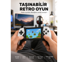 PS1 GBA NES Oyun Destekli Retro Cihaz Yeni Nesil